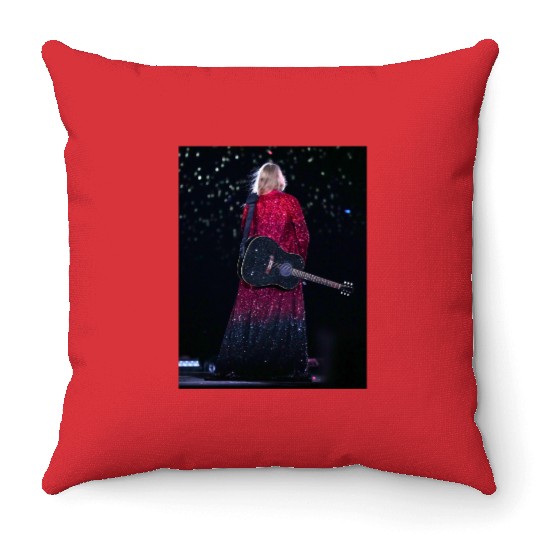 taylorswift eras tour all too well Throw Pillows