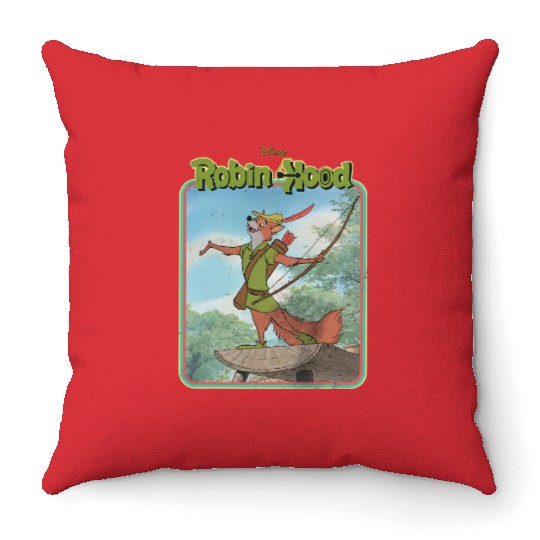 Disney Robin Hood Retro Throw Pillows