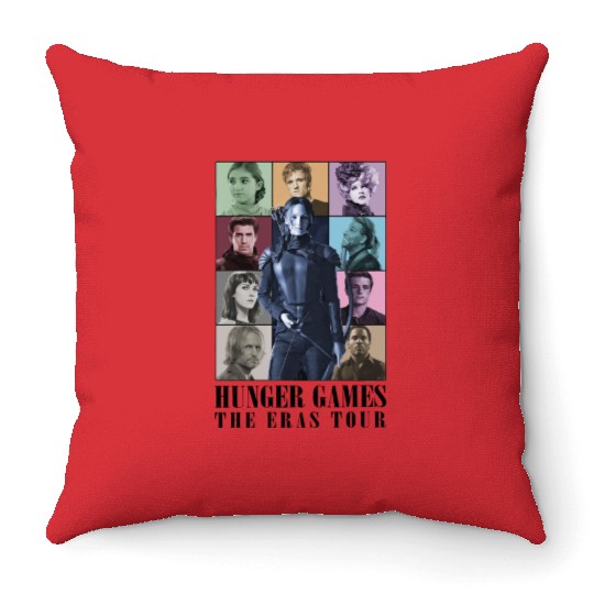 Eras Tour The Hunger Games Hunger Game Throw Pillows