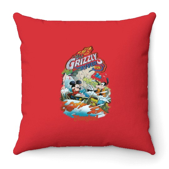 Grizzly River Run Disney Throw Pillows, California Adventure Park Throw Pillows