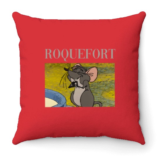 Roquefort The Aristocats 1970 Throw Pillows Disney Throw Pillows