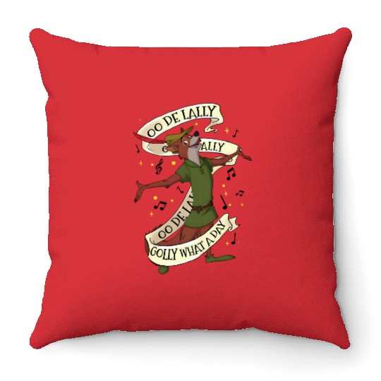 Robin Hood Throw Pillows, Oo De Lally Throw Pillows, Disney Throw Pillows