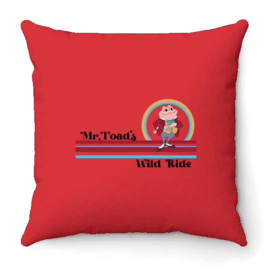 Disney Retro Mr. Toad's Wild Ride Throw Pillows / Disney Mr. Toad Throw Pillows