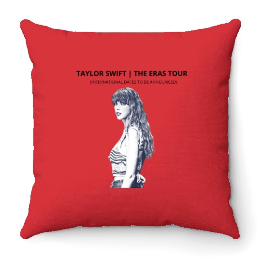 Taylorswift Eras Tour International Throw Pillows