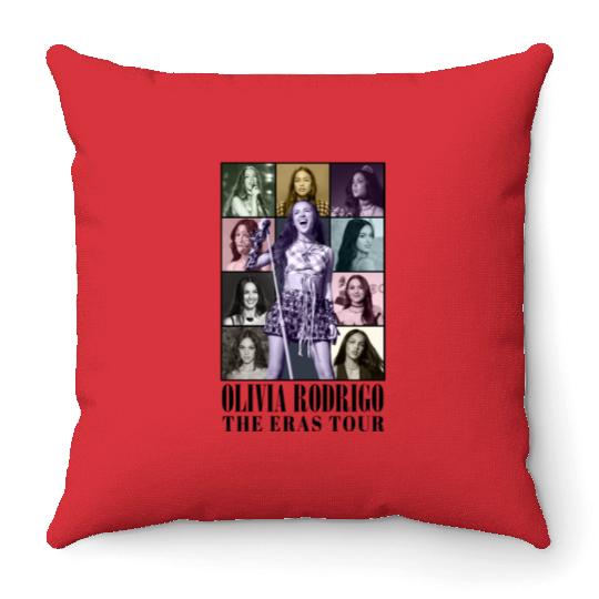 Olivia Rodrigo Eras Tour, Olivia Rodrigo Bootleg Throw Pillows
