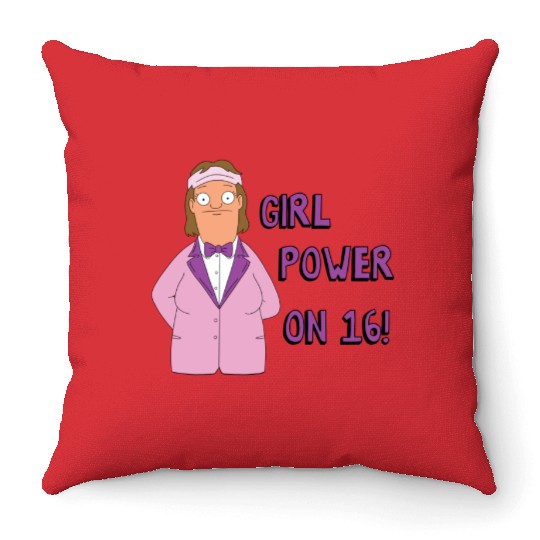 Nat - Bobs Burgers Throw Pillows