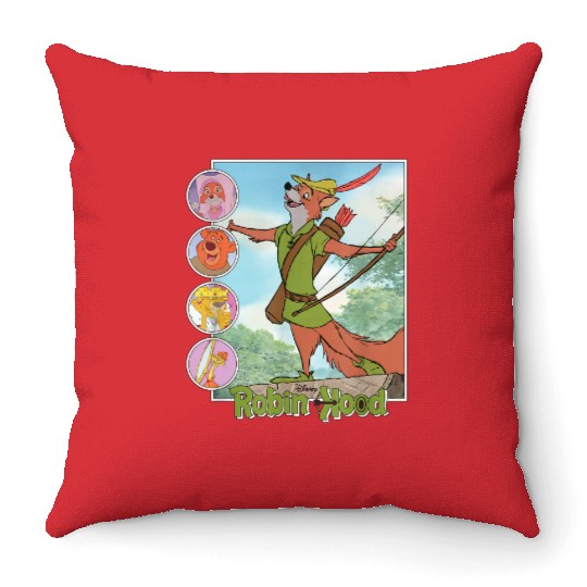 Disney Robin Hood and Friends Throw Pillows