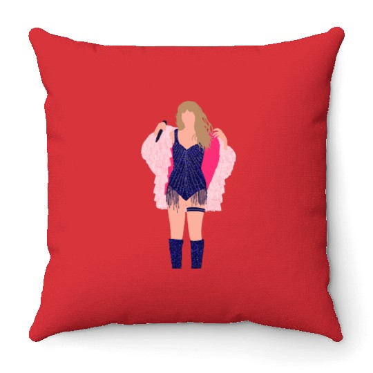 TaylorSwift Eras Tour Midnights Outfit art Active Throw Pillows