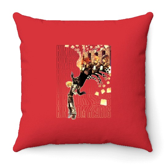 Disney Kingdom Hearts Sora Ice Cream Memory Chest Portrait Throw Pillows