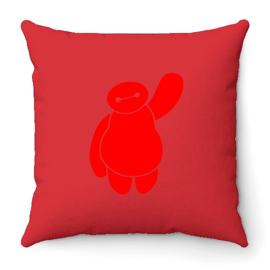 Disney Movie Big Hero 6 Baymax Waving Throw Pillows