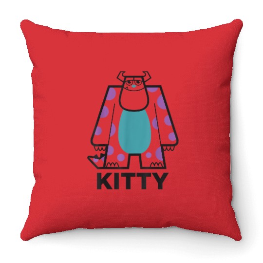 Disney Monsters Inc. Kitty Sulley Graphic Throw Pillows
