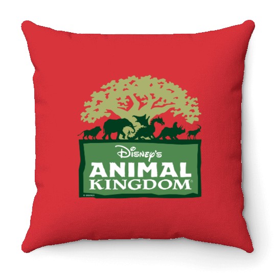 THE ANIMAL KINGDOM DISNEYS PARK Throw Pillows