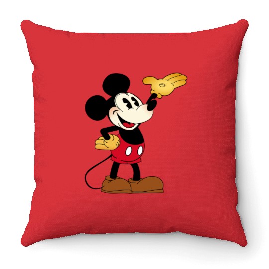 THE HAPPY MICKY MOUSE DISNEYS ARTS Throw Pillows