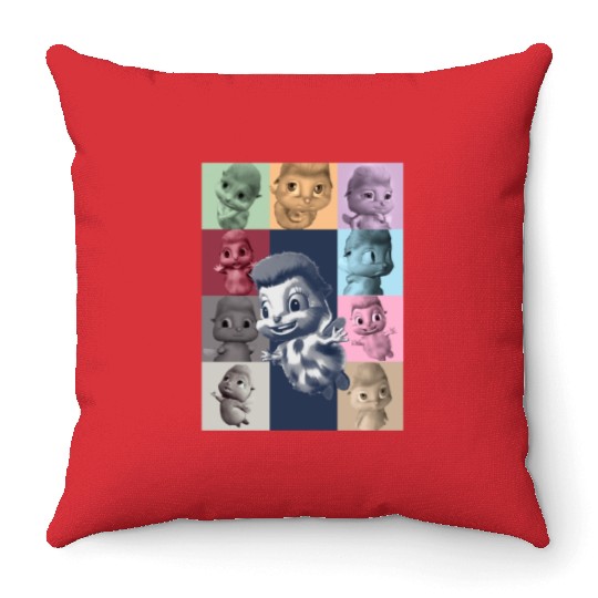 Bibble eras tour Throw Pillows