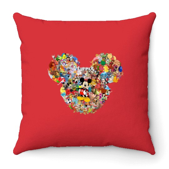 Disney Magic: Capturing Dreams in Print Throw Pillows
