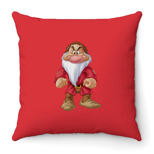 Disney Grumpy Dwarf Throw Pillows, Snow White and Seven Dwarfs Throw Pillows