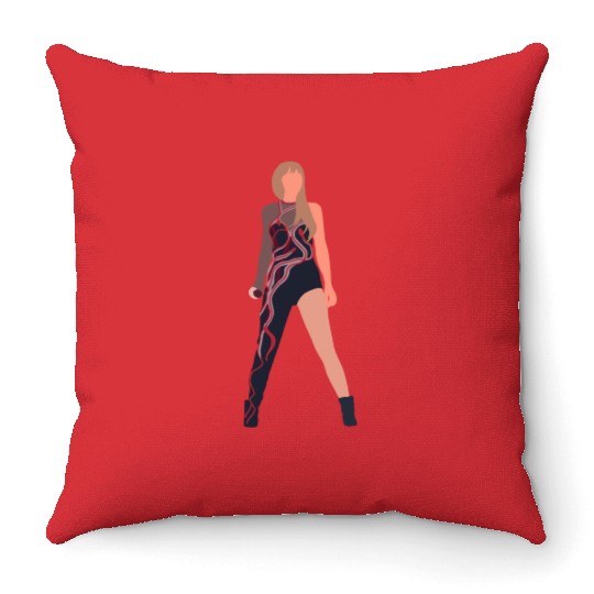Eras Tour Reputation Outfit Throw Pillows
