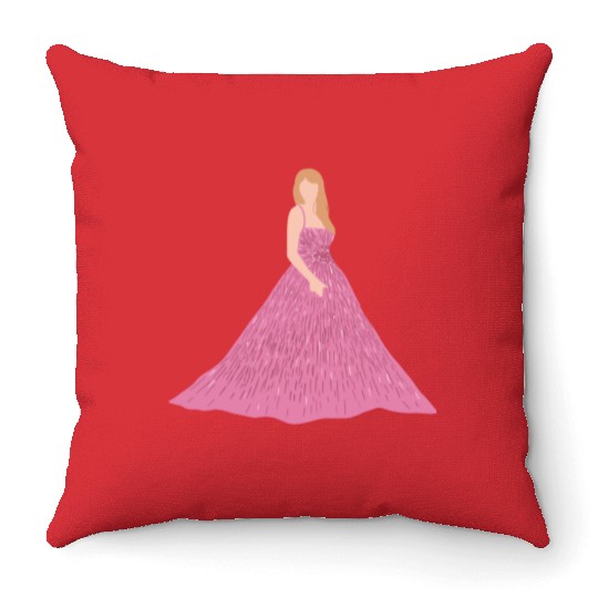 Eras tour enchanted Throw Pillows