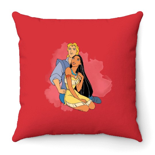 Disney Pocahontas Throw Pillows, Pocahontas Love Throw Pillows