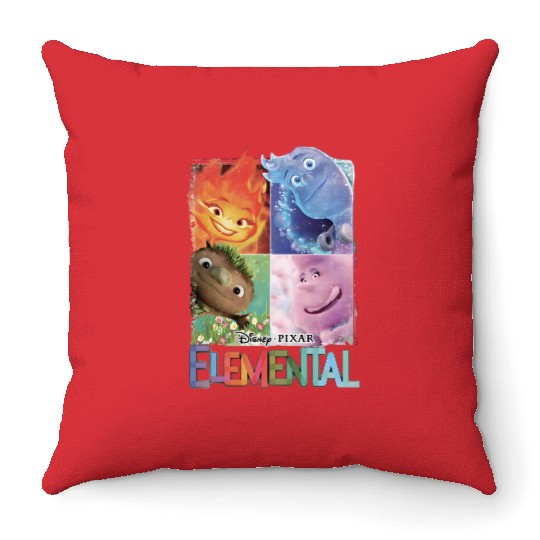 Elemental 2023 Disney Throw Pillows, Disney Pixar Elemental Throw Pillows