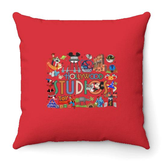 Hollywood Studios Throw Pillows, Disney Hollywood Studios Trip Throw Pillows