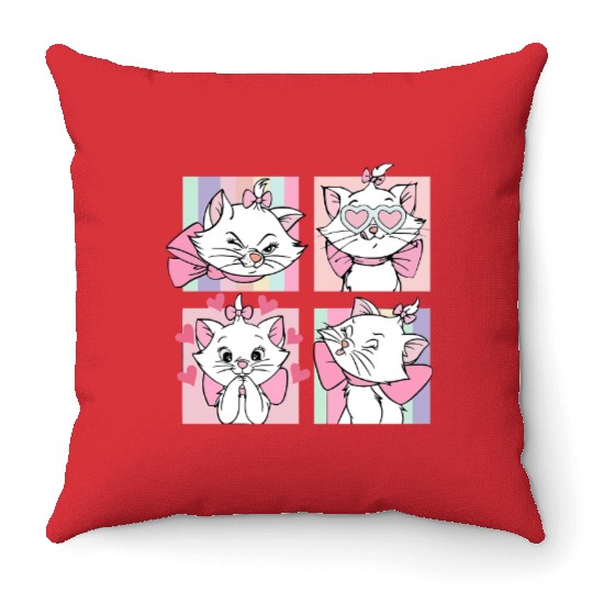 Disney Marie Aristocats, Cat Lover, Marie Aristocats Throw Pillows