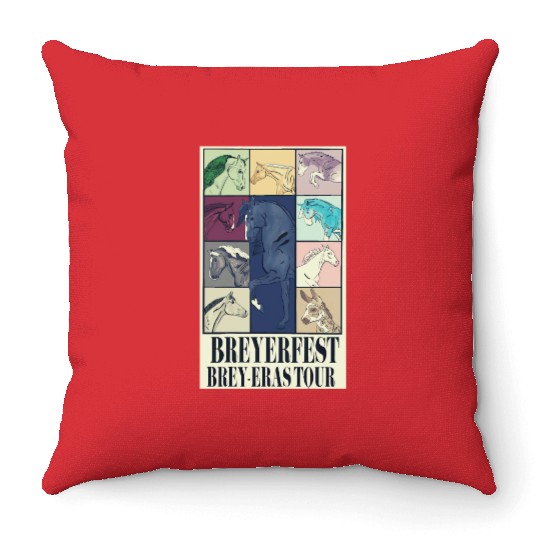 BREY ERAS TOUR Throw Pillows