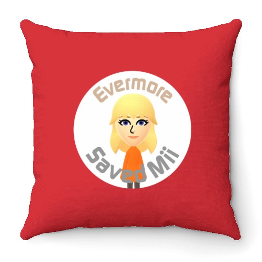 Tayl0r Swift - Evermore Saved Mii Throw Pillows