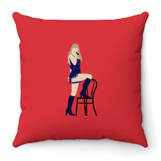 Vigilante Shits Eras Tour Throw Pillows