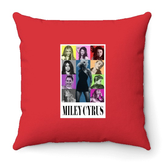 Miley Cyrus Eras Tour Flowers (1) Throw Pillows