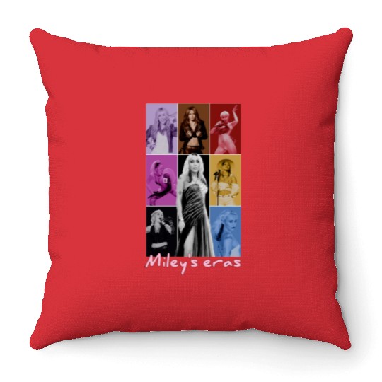 Miley Cyrus Eras Tour (1) Throw Pillows