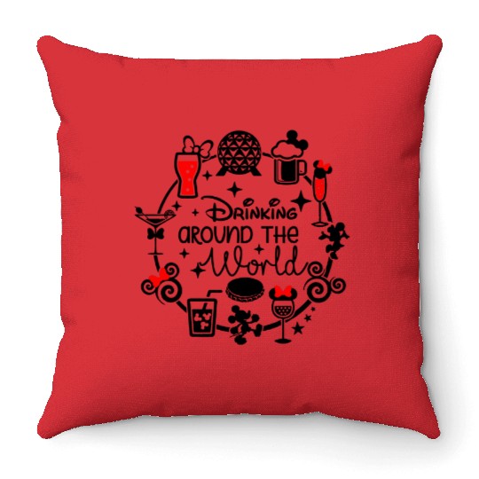 Disney Epcot Around the World, Matching Disney Throw Pillows, Disney vacation 2022