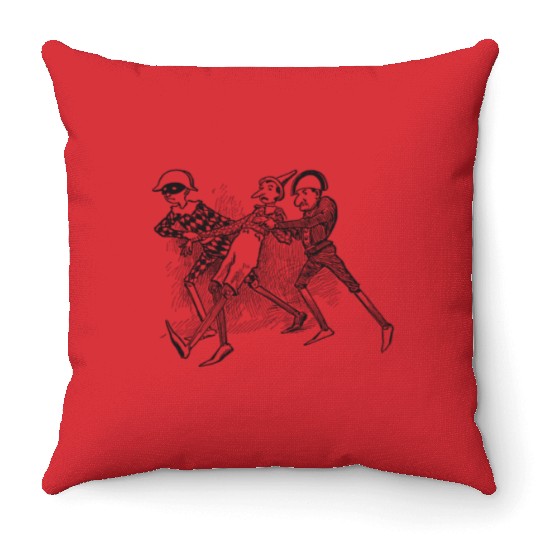 Waltdisneyworld Pinocchio Artwork Art 3 Throw Pillows