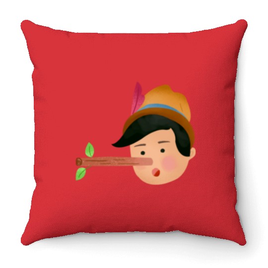 Waltdisneyworld Pinocchio Artwork Art 4 Throw Pillows