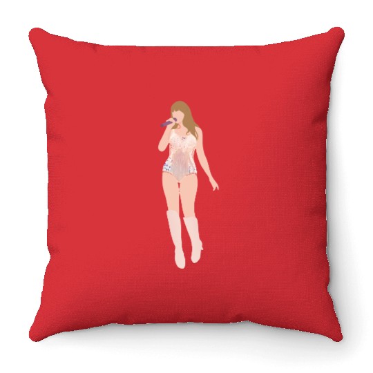 Eras tour lover Throw Pillows