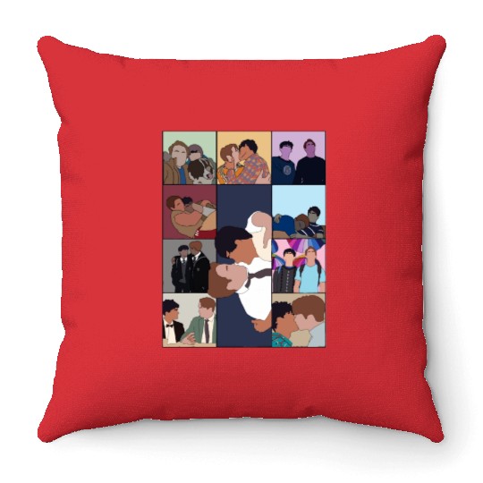 the Heartstopper Eras Tour Throw Pillows