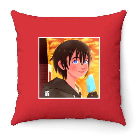 Xion - Kingdom Hearts - Disney - Throw Pillows