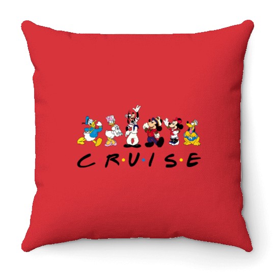 Disney Cruise Throw Pillows, Magic Cruise Throw Pillows, Disney Cruise Trip 2023