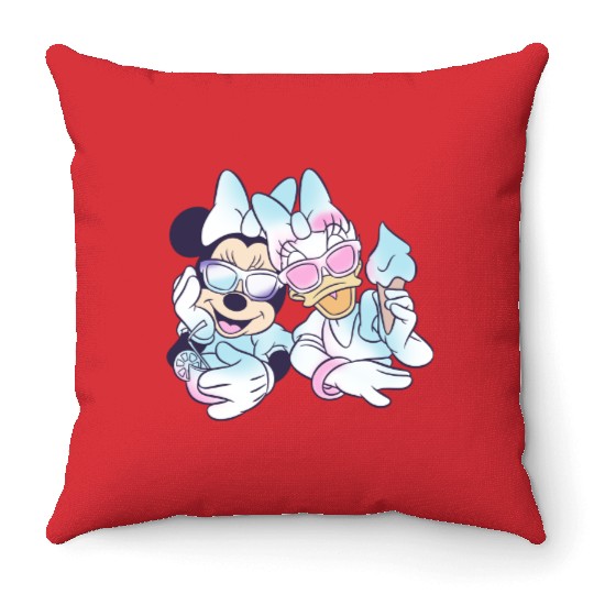 Minnie and Daisy Throw Pillows, Disney 100 Years Of Wonder Throw Pillows