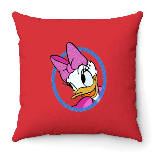 Daisy Duck Disney Throw Pillows, Daisy Duck Unisex Throw Pillows