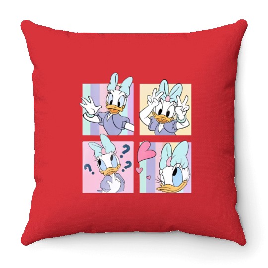 Disney Daisy Duck Throw Pillows, Disney Girls Throw Pillows