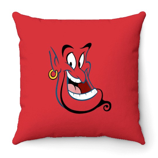 Disney Aladdin Genie Face Costume Throw Pillows