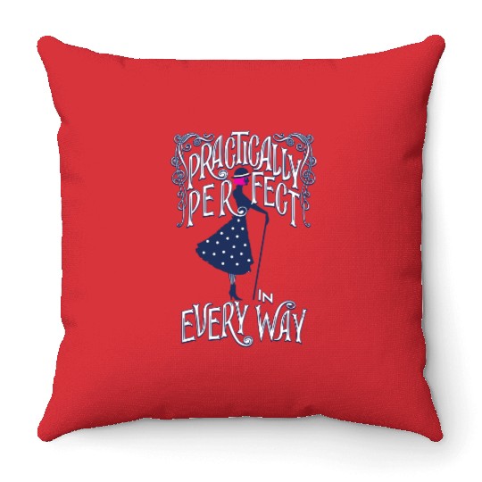 Disney Mary Poppins Practically Perfect Throw Pillows, WDW Magic Kingdom Throw Pillows