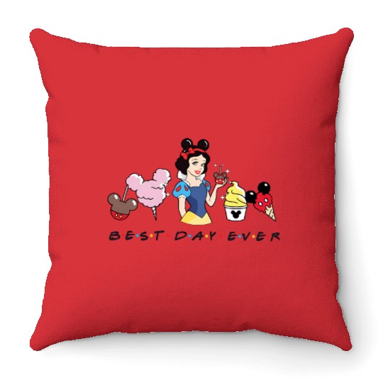 Snow White Throw Pillows, Disney Snow White, Princess Snow White Throw Pillows