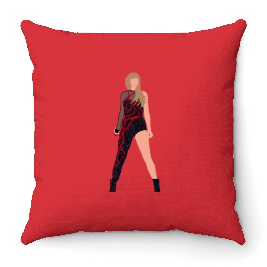 Eras Tour Night One Reputation Glendale Arizonna Throw Pillows