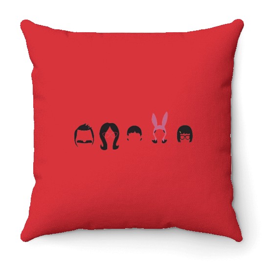 Bobs Burgers Throw Pillows