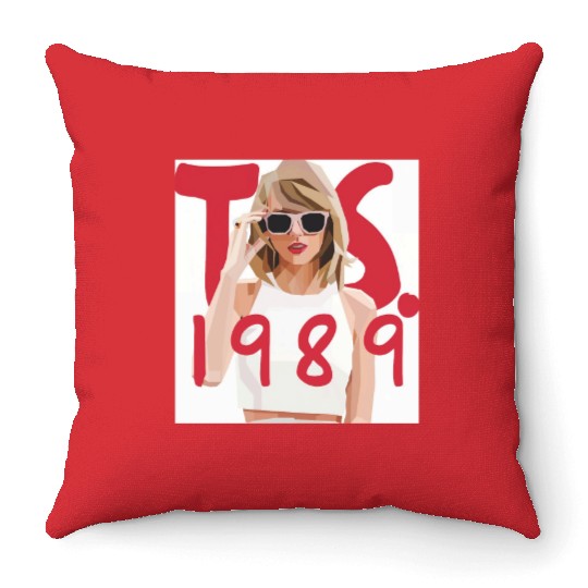 taylorr Swift 1989 Graphic Throw Pillows