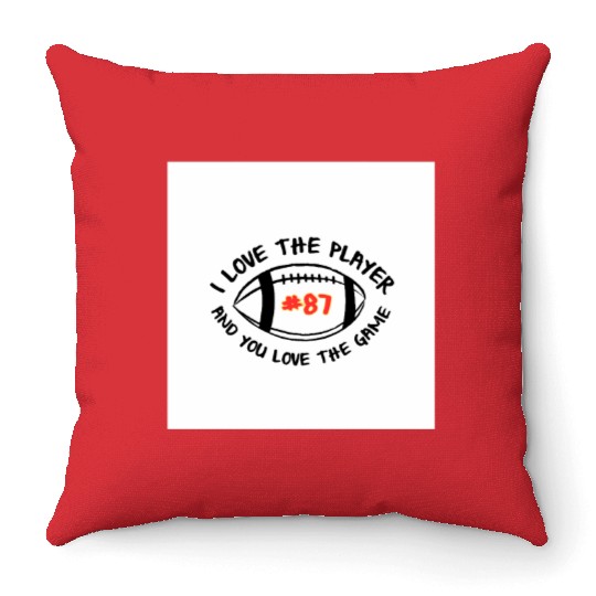 taylorr Swift Travis Kelce Chiefs 1989 Throw Pillows