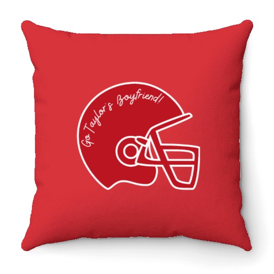 taylorr Swift, Travis Kelce Throw Pillows