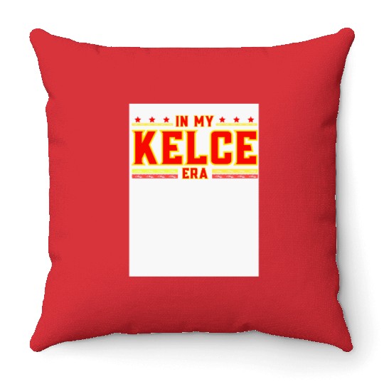 In My Kelce Era Taylorr Swift Travis Kelce Throw Pillows